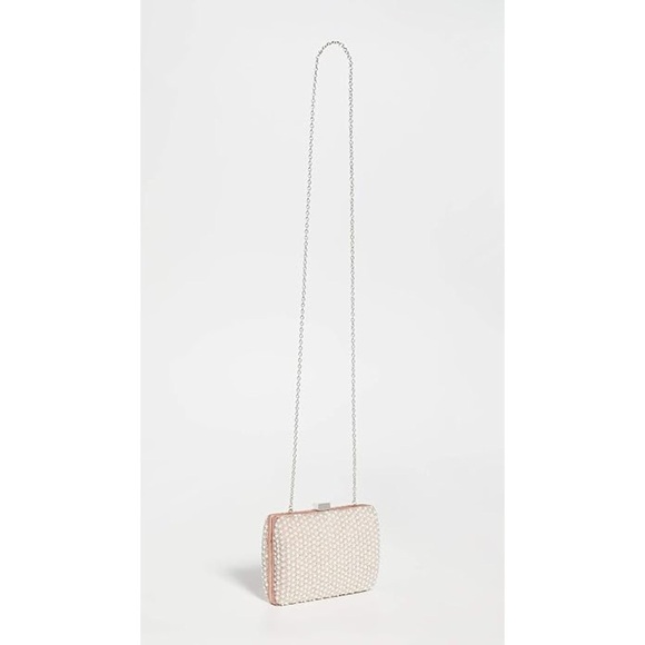 Rosantica Santi Beaded Imitation Pearl Chain Clutch Bag Purse - Picture 3 of 12